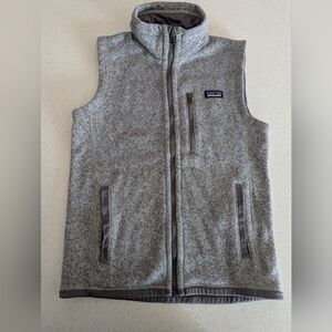 Patagonia Boys Light Gray Better Sweater Vest